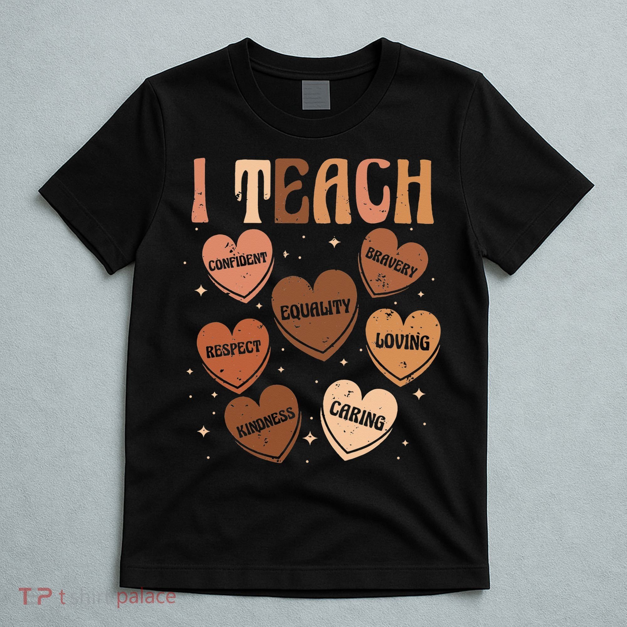 Black History Month I Teach Black History Teacher Retro T-Shirt