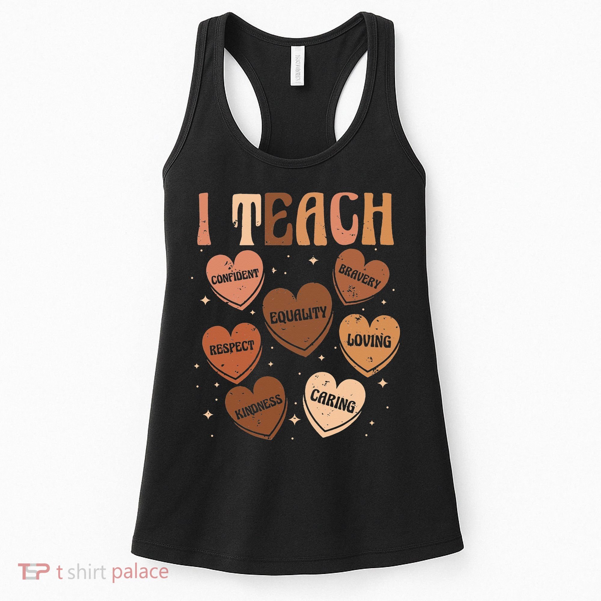 Black History Month I Teach Black History Teacher Retro Women's Tank Top
