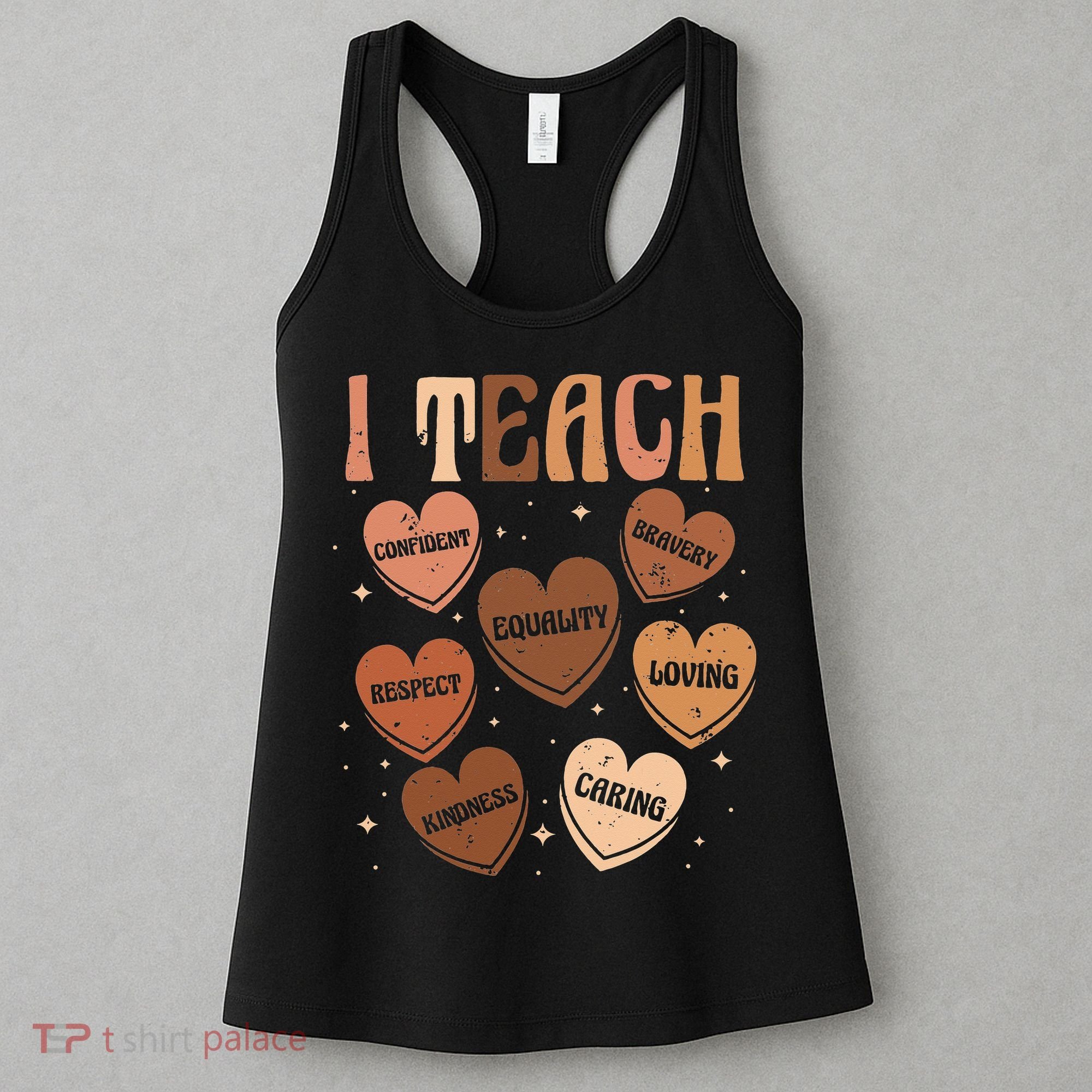 Black History Month I Teach Black History Teacher Retro Women's Tank Top
