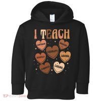 Black History Month I Teach Black History Teacher Retro Toddler Hoodie thumb 0