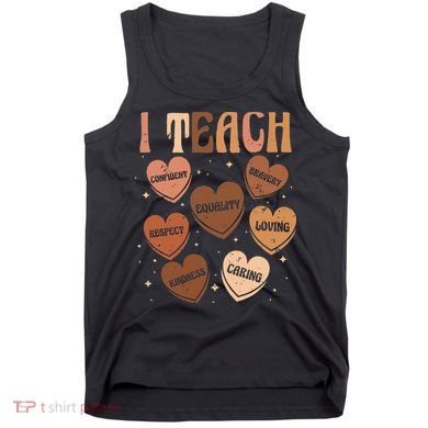 Black History Month I Teach Black History Teacher Retro Tank Top