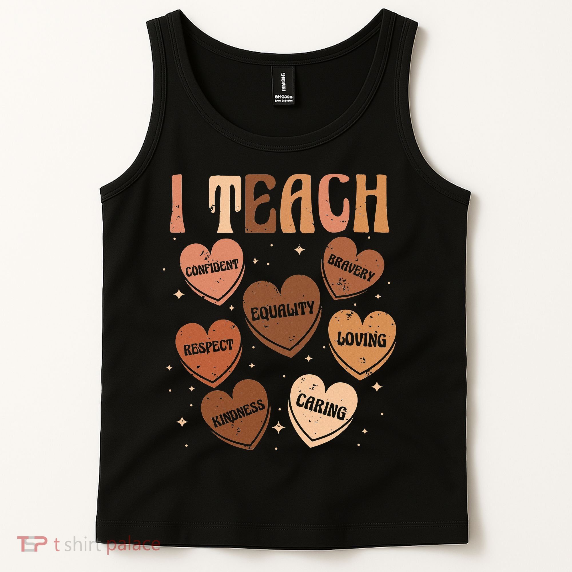 Black History Month I Teach Black History Teacher Retro Tank Top