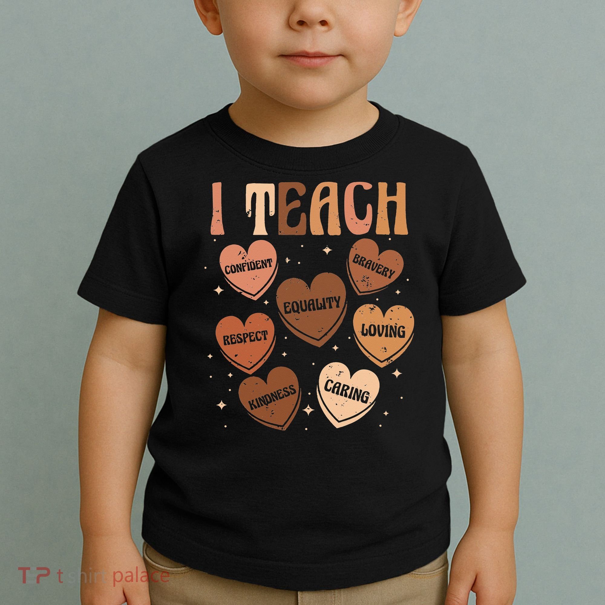 Black History Month I Teach Black History Teacher Retro Toddler T-Shirt