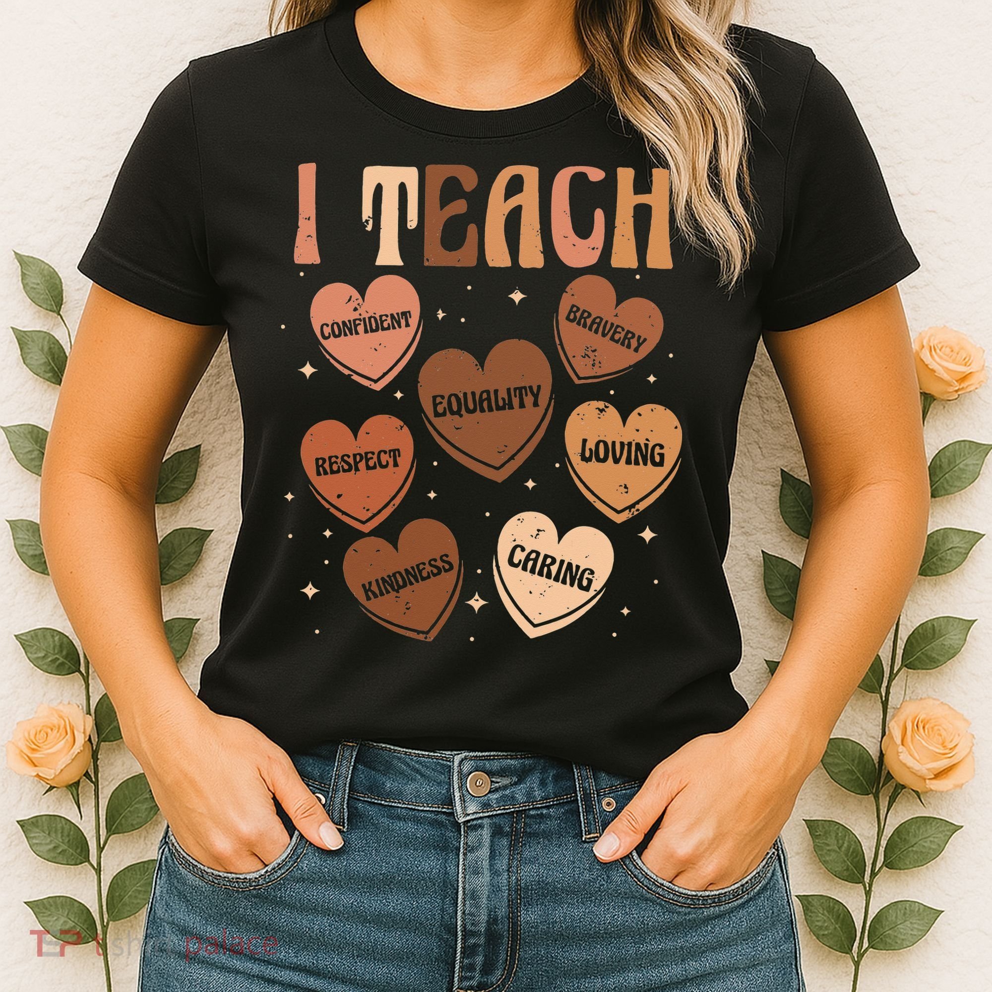 Black History Month I Teach Black History Teacher Retro Women's T-Shirt