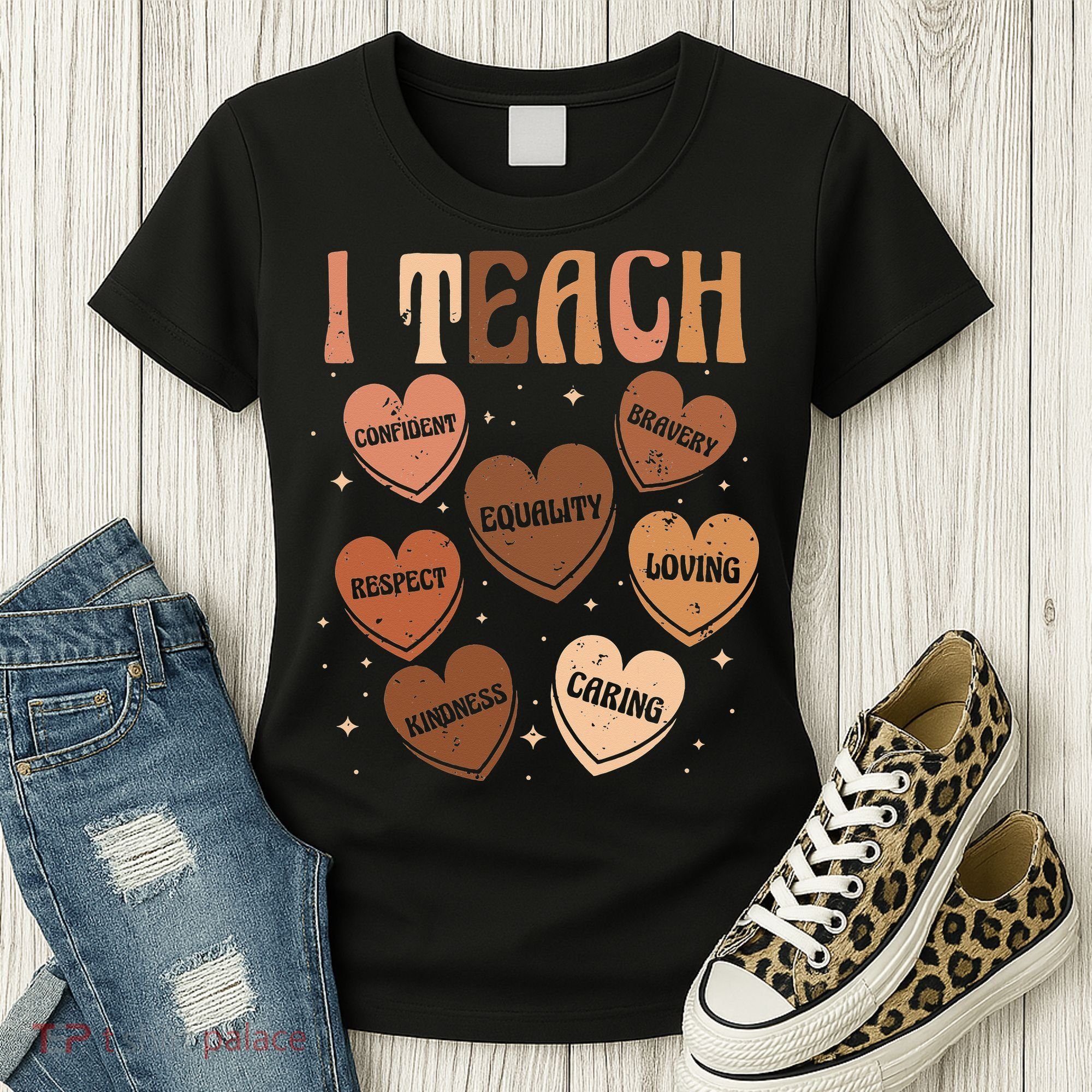 Black History Month I Teach Black History Teacher Retro Women's T-Shirt