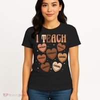 Black History Month I Teach Black History Teacher Retro Women's T-Shirt thumb 4