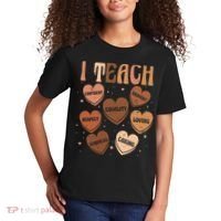 Black History Month I Teach Black History Teacher Retro Kids T-Shirt thumb 2