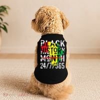 Black History Month 24/7/365 African Melanin Black Pride Doggie Tank thumb 2