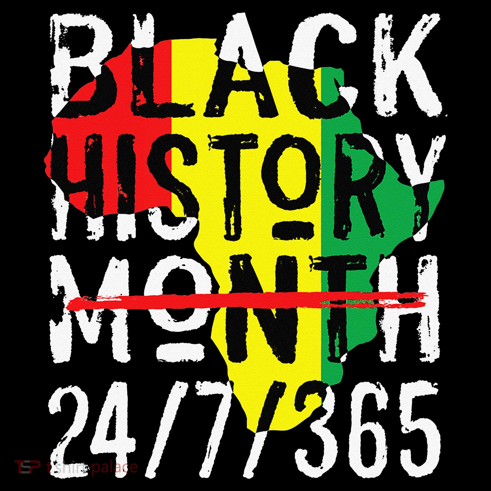 Black History Month 24/7/365 African Melanin Black Pride Doggie Tank