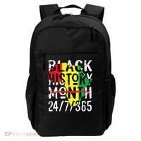 Black History Month 24/7/365 African Melanin Black Pride Backpack thumb 0