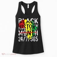 Black History Month 24/7/365 African Melanin Black Pride Women's Tank Top thumb 0