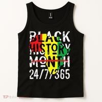 Black History Month 24/7/365 African Melanin Black Pride Tank Top thumb 2