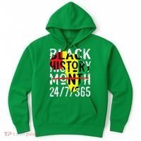 Black History Month 24/7/365 African Melanin Black Pride Hoodie thumb 0