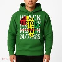 Black History Month 24/7/365 African Melanin Black Pride Hoodie thumb 2