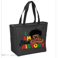 Black History Month Boy I Am African American Tote Bag thumb 2