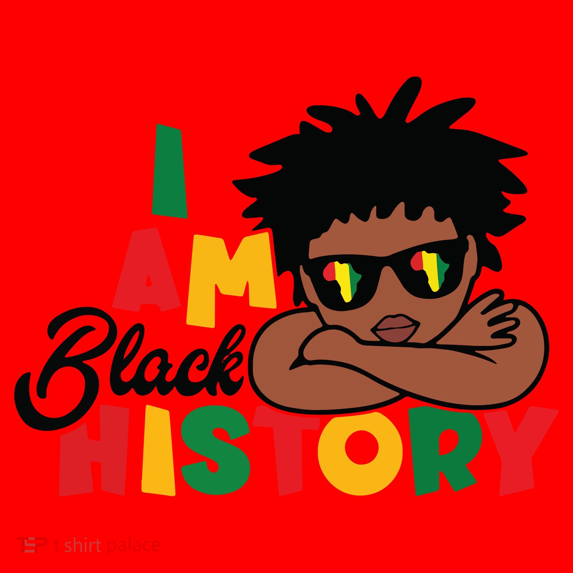 Black History Month Boy I Am African American Santa Hat