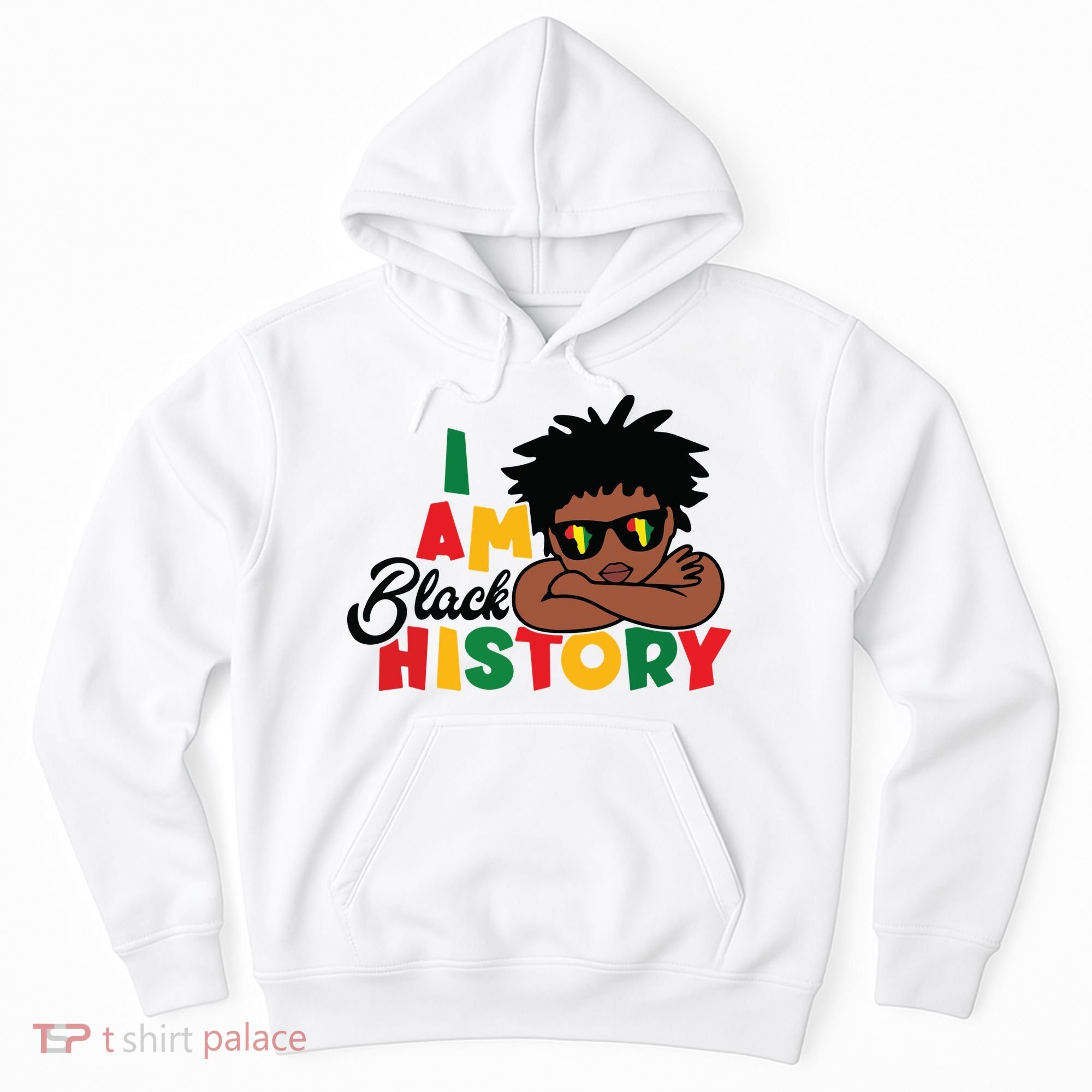 Black History Month Boy I Am African American Hoodie