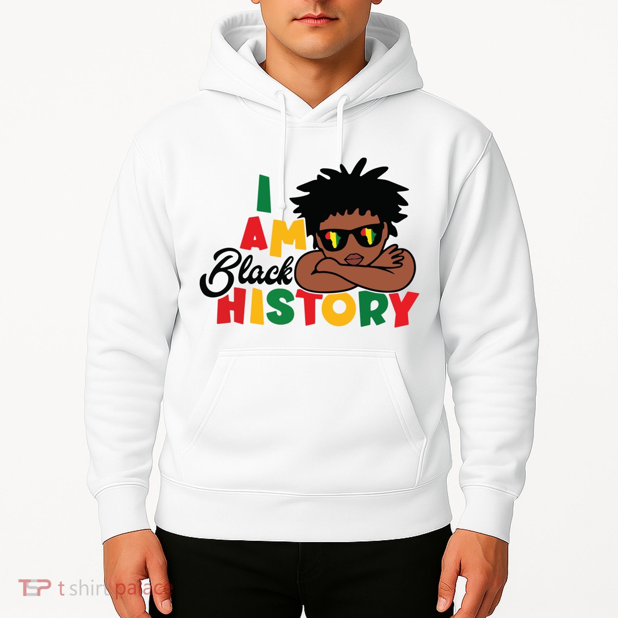 Black History Month Boy I Am African American Hoodie