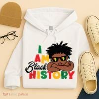 Black History Month Boy I Am African American Hoodie thumb 4