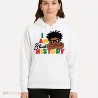 Black History Month Boy I Am African American Hoodie thumb 5