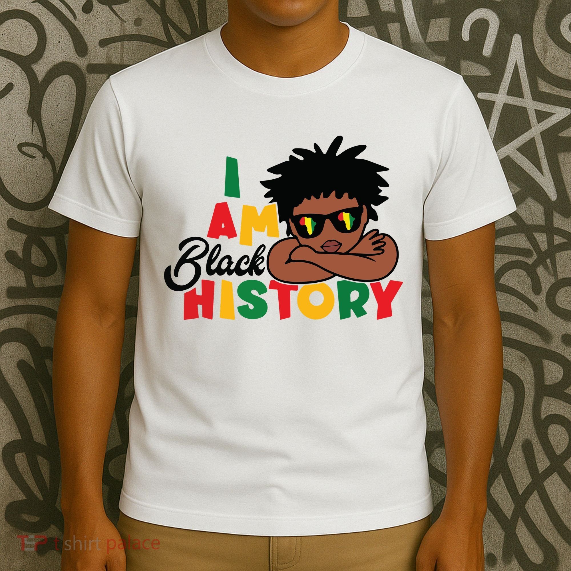 Black History Month Boy I Am African American T-Shirt