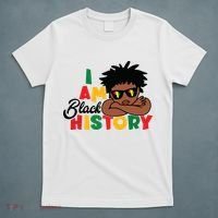 Black History Month Boy I Am African American T-Shirt thumb 5