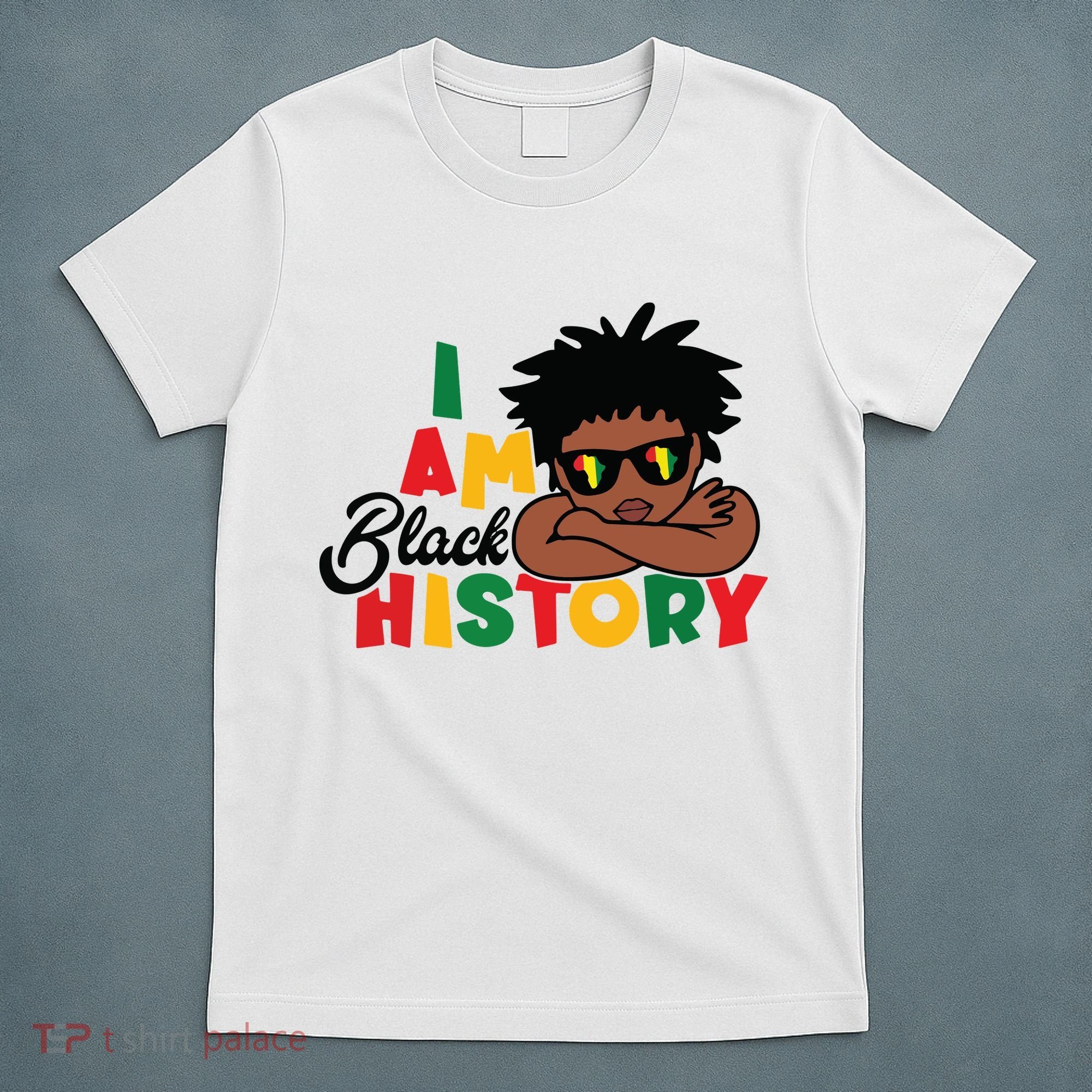 Black History Month Boy I Am African American T-Shirt