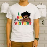Black History Month Boy I Am African American T-Shirt thumb 6