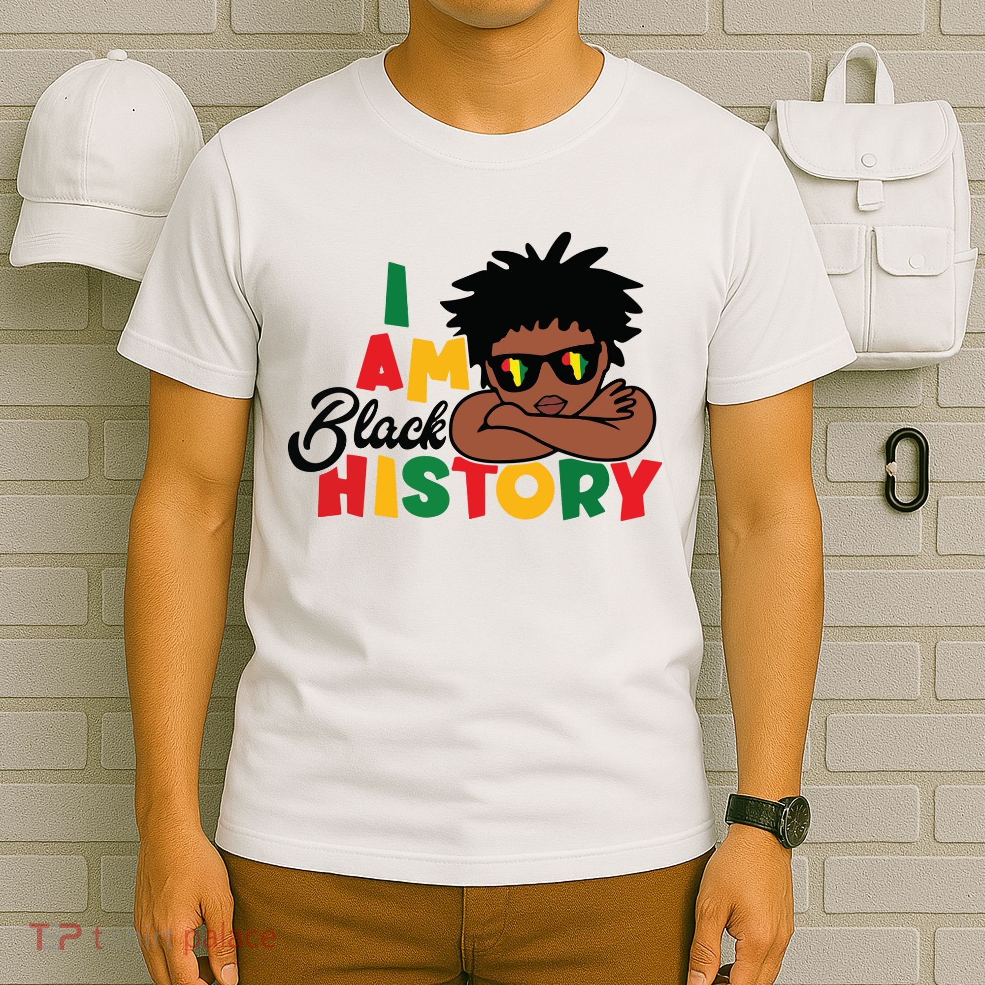 Black History Month Boy I Am African American T-Shirt