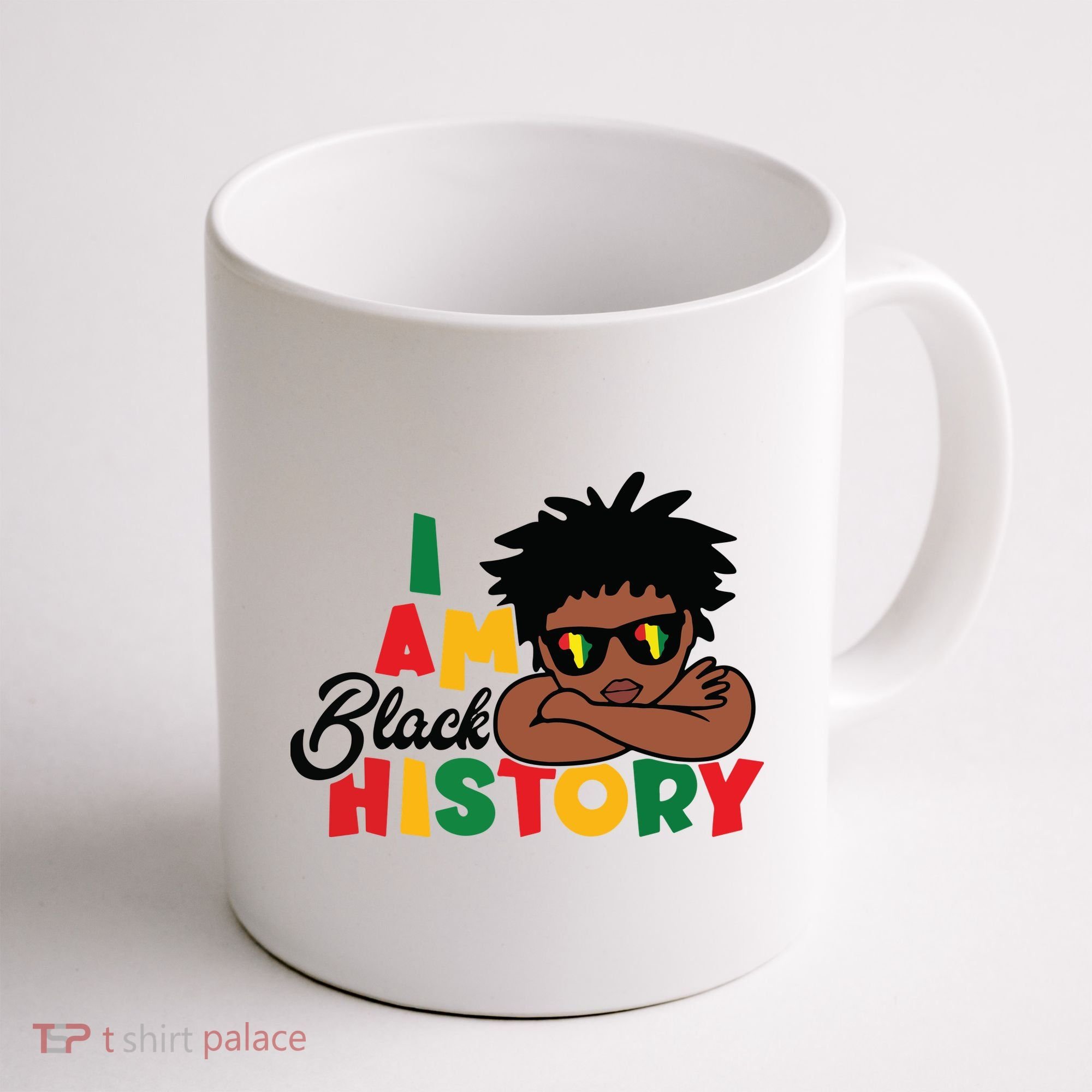 Black History Month Boy I Am African American Coffee Mug