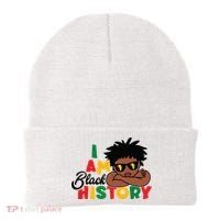Black History Month Boy I Am African American Beanie thumb 0