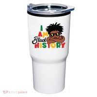Black History Month Boy I Am African American Tumbler thumb 0