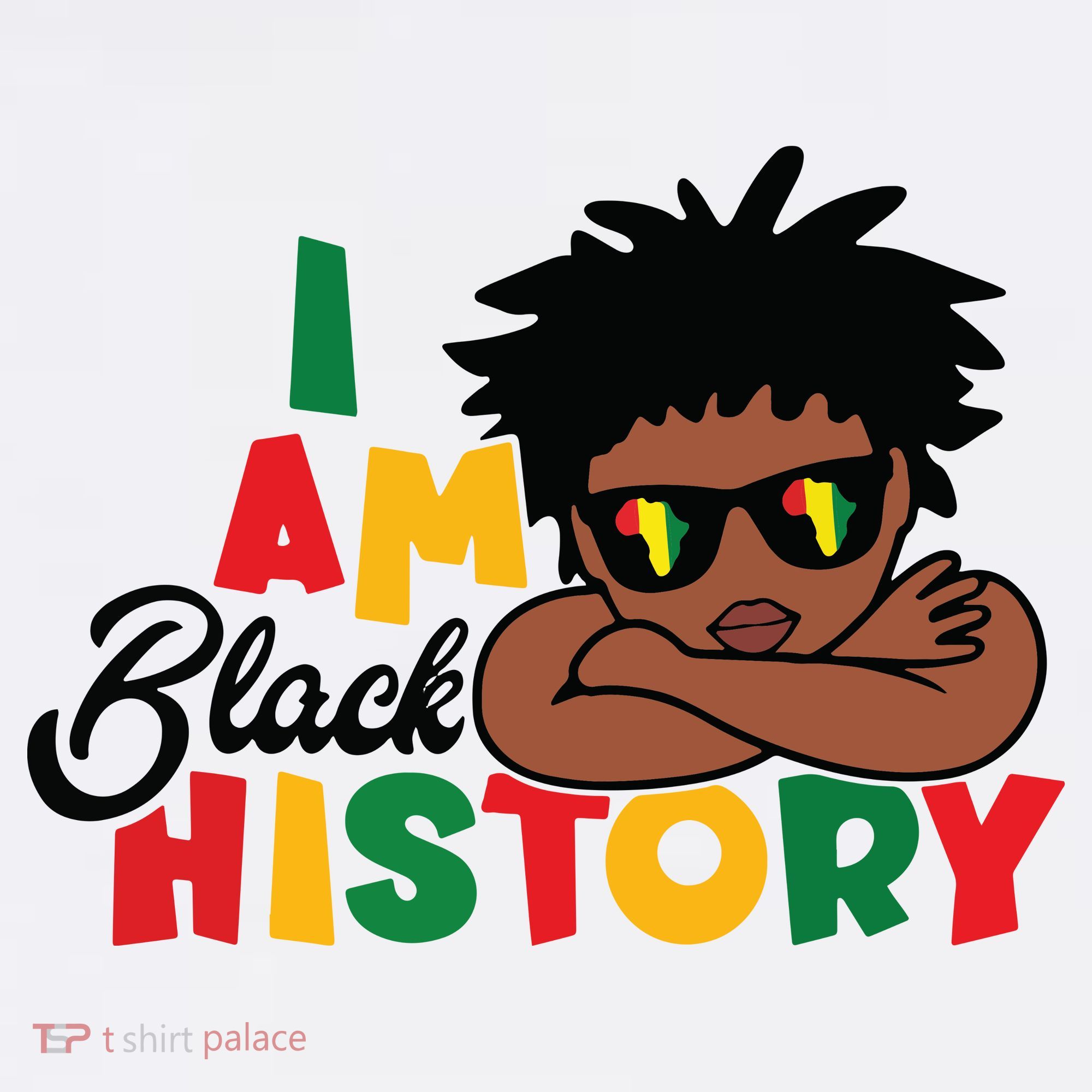 Black History Month Boy I Am African American Mousepad
