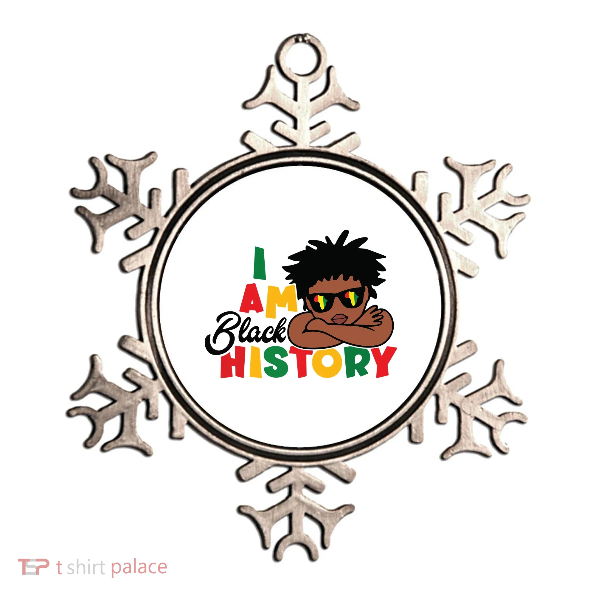 Black History Month Boy I Am African American Ornament