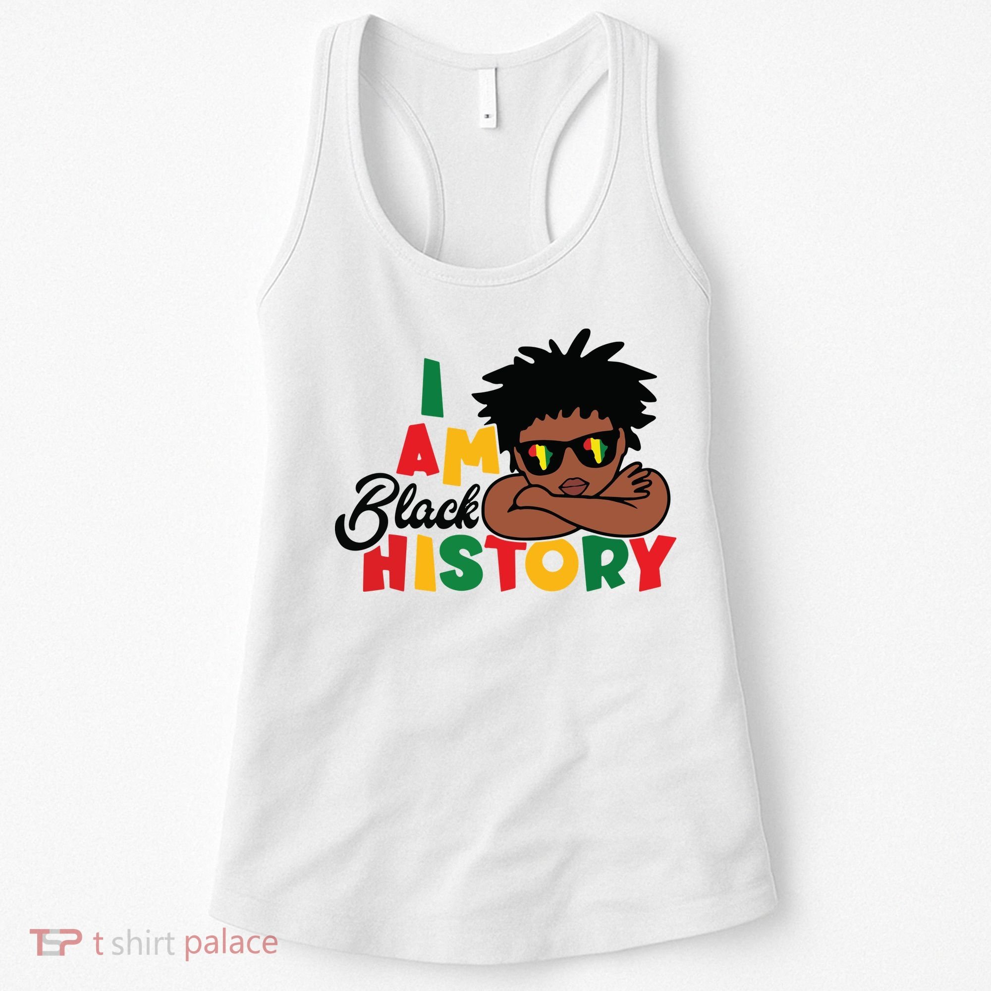 Black History Month Boy I Am African American Women's Tank Top