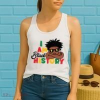 Black History Month Boy I Am African American Women's Tank Top thumb 2