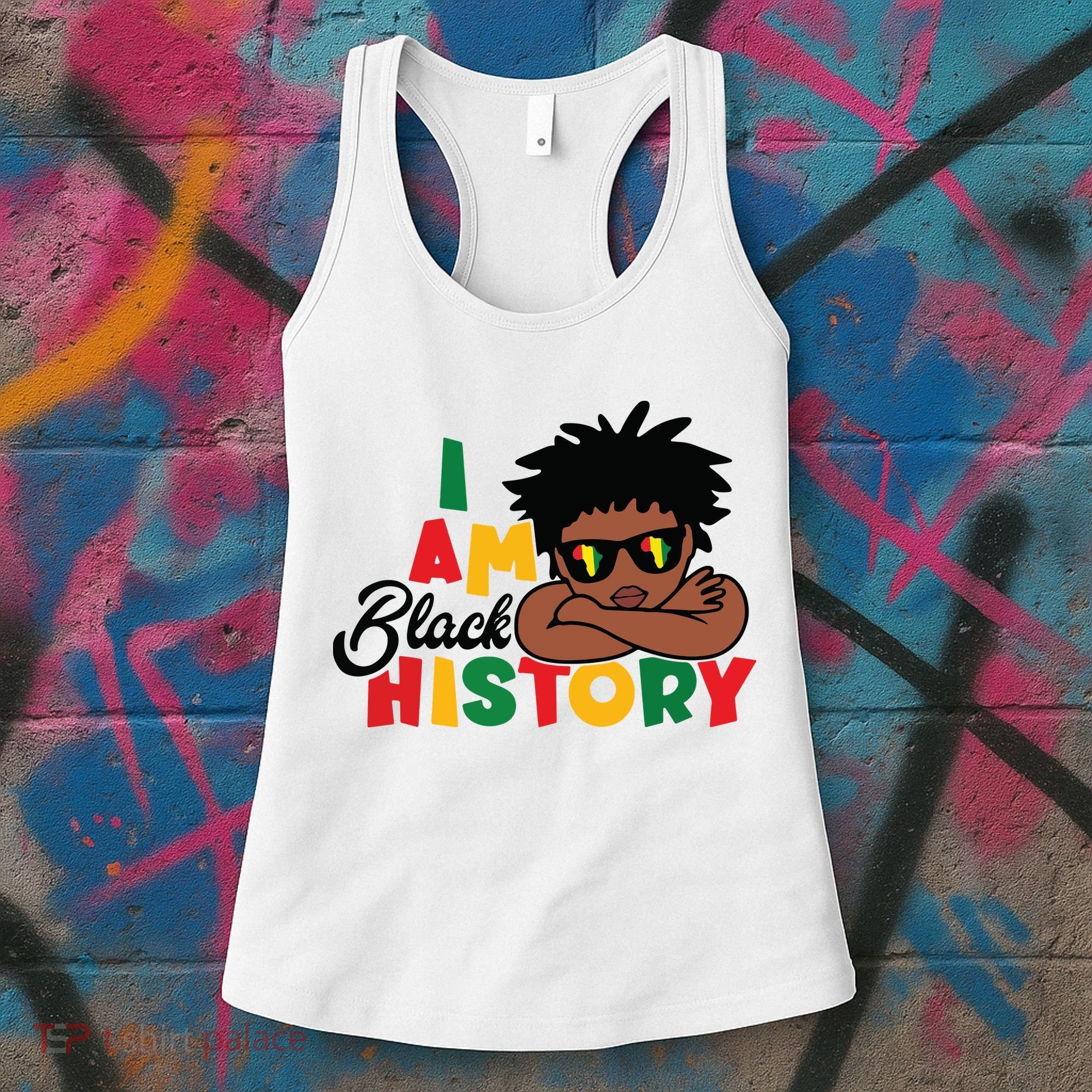 Black History Month Boy I Am African American Women's Tank Top