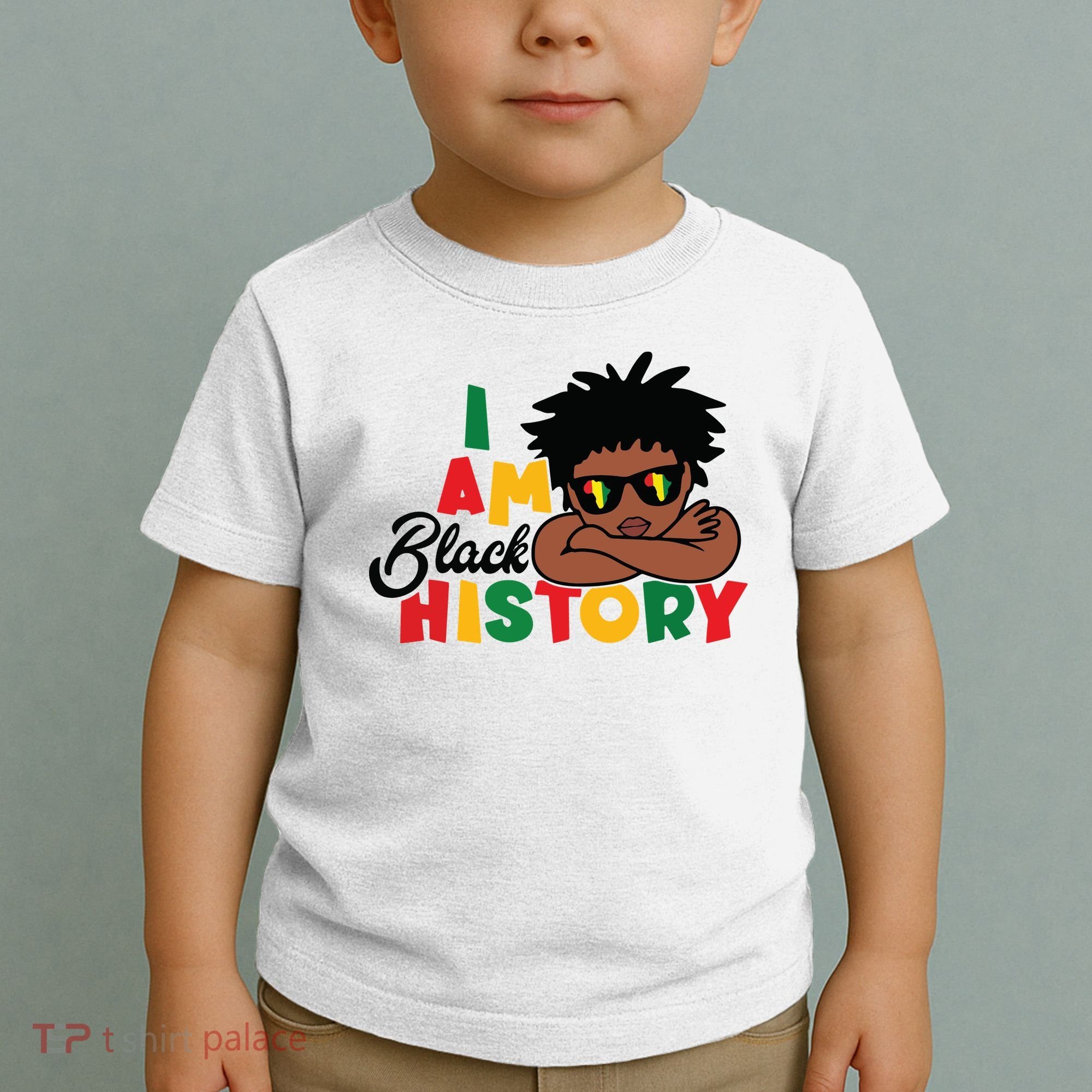 Black History Month Boy I Am African American Toddler T-Shirt