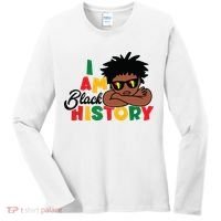 Black History Month Boy I Am African American Women's Long Sleeve Shirt thumb 0
