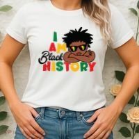 Black History Month Boy I Am African American Women's T-Shirt thumb 2