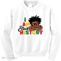 Black History Month Boy I Am African American Kids Sweatshirt thumb 0