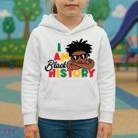 Black History Month Boy I Am African American Kids Hoodie thumb 3