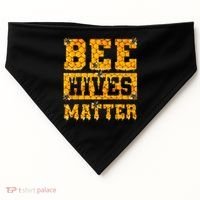 Bee Hives Matter Climate Change Earth Day USA-Made Doggie Bandana thumb 0