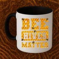 Bee Hives Matter Climate Change Earth Day Coffee Mug thumb 2