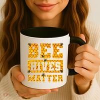 Bee Hives Matter Climate Change Earth Day Coffee Mug thumb 3