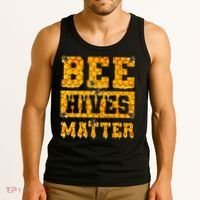 Bee Hives Matter Climate Change Earth Day Tank Top thumb 3