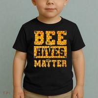 Bee Hives Matter Climate Change Earth Day Toddler T-Shirt thumb 2