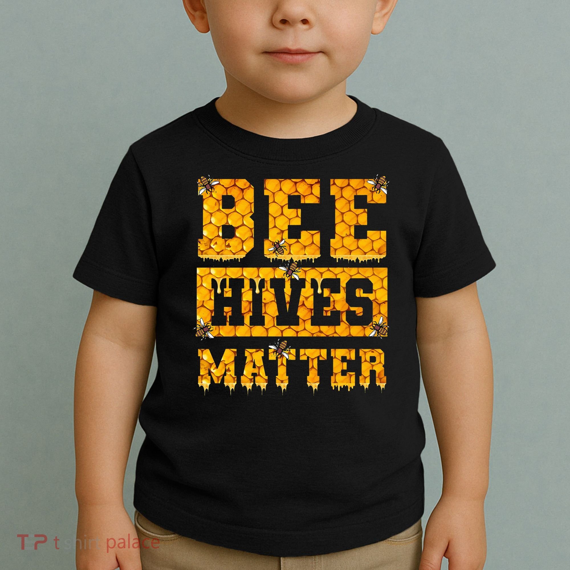 Bee Hives Matter Climate Change Earth Day Toddler T-Shirt