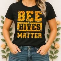 Bee Hives Matter Climate Change Earth Day Women's T-Shirt thumb 2