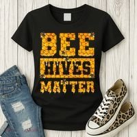 Bee Hives Matter Climate Change Earth Day Women's T-Shirt thumb 3